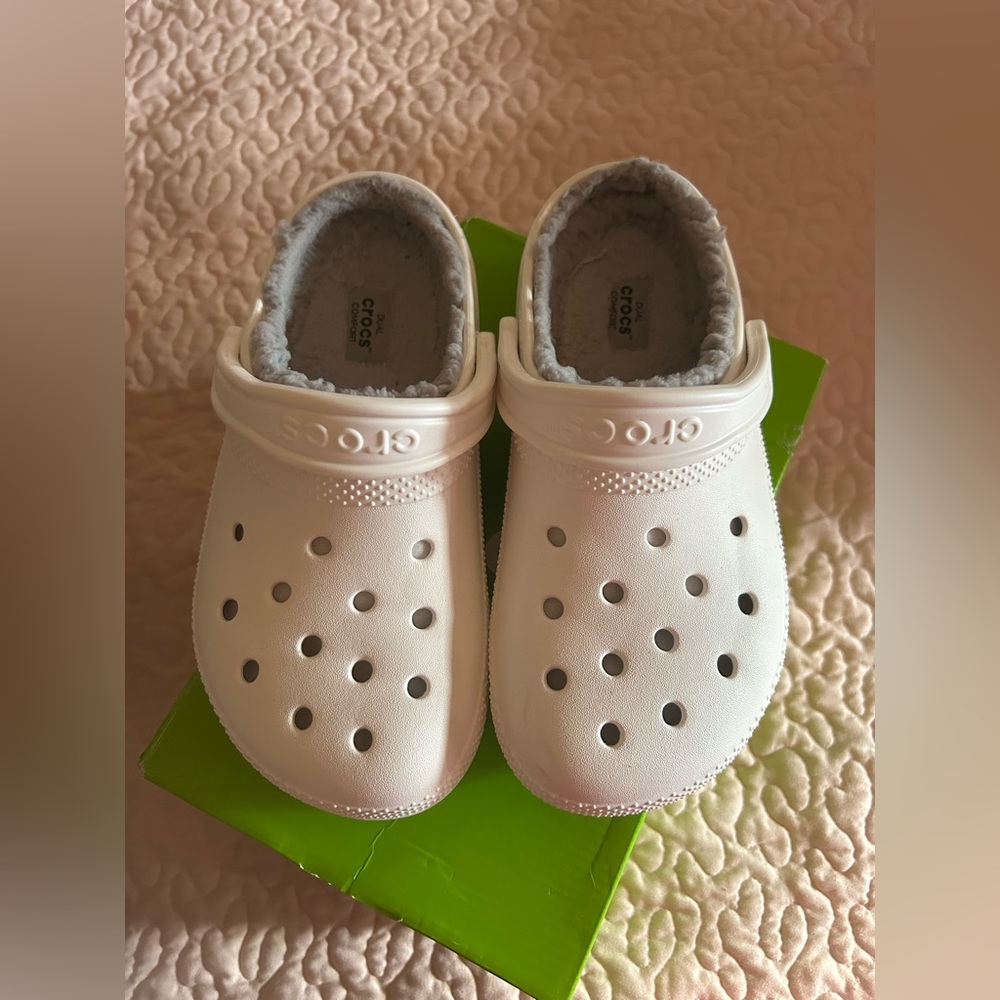 Classic Lined Clog Crocs With Fur